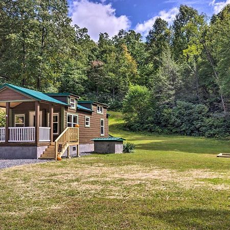 Quaint Mtn Cabin Tiny Living Near Big Adventure Brevard Esterno foto