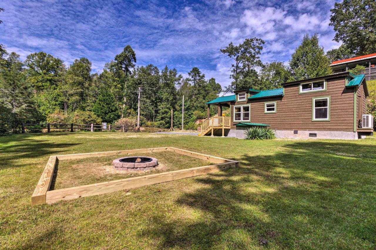 Quaint Mtn Cabin Tiny Living Near Big Adventure Brevard Esterno foto