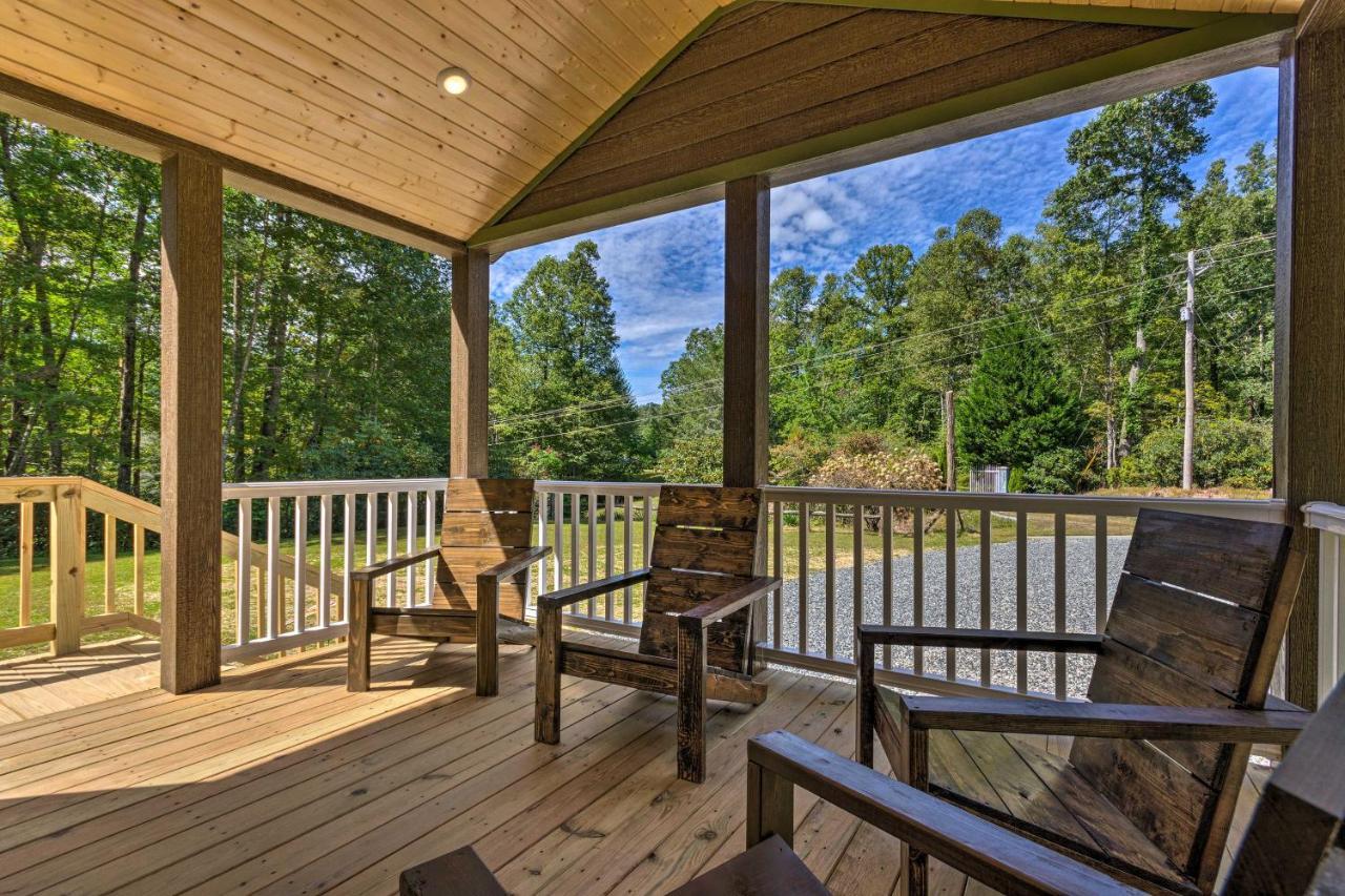 Quaint Mtn Cabin Tiny Living Near Big Adventure Brevard Esterno foto