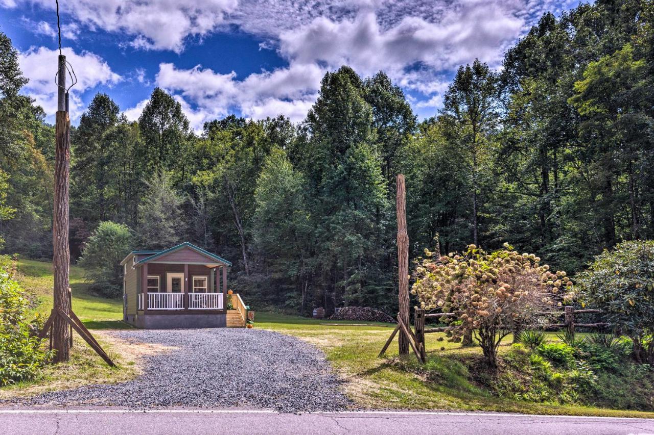 Quaint Mtn Cabin Tiny Living Near Big Adventure Brevard Esterno foto